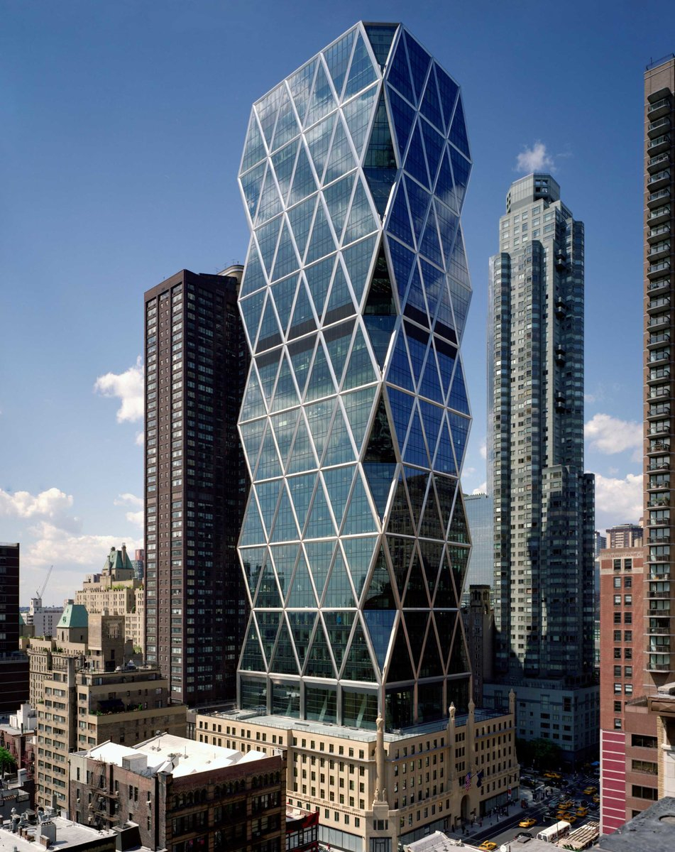 Небоскреб Hearst Tower (Архитектор Норман Фостер)