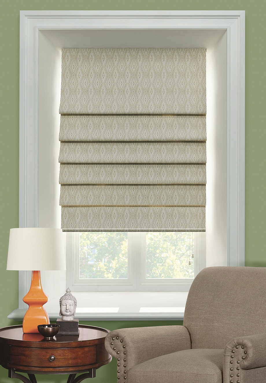 Шторы римские Эскар Дамаск