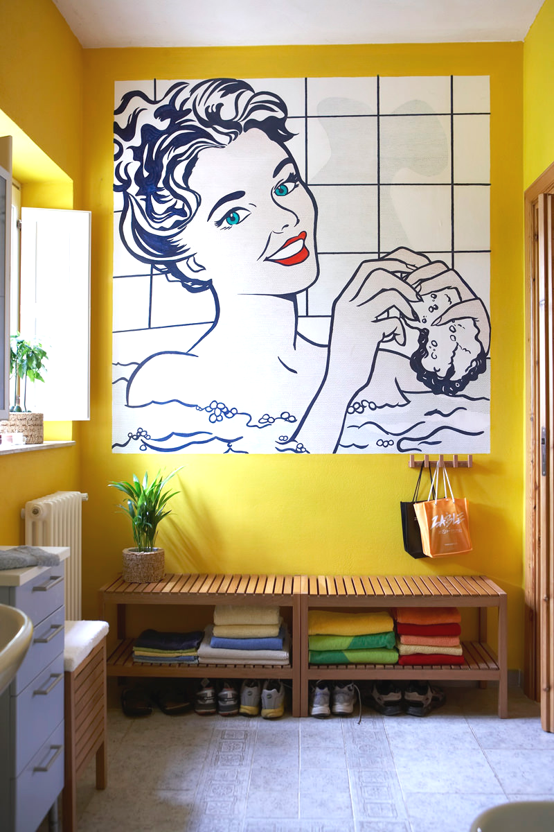 Ванная в стиле поп арт