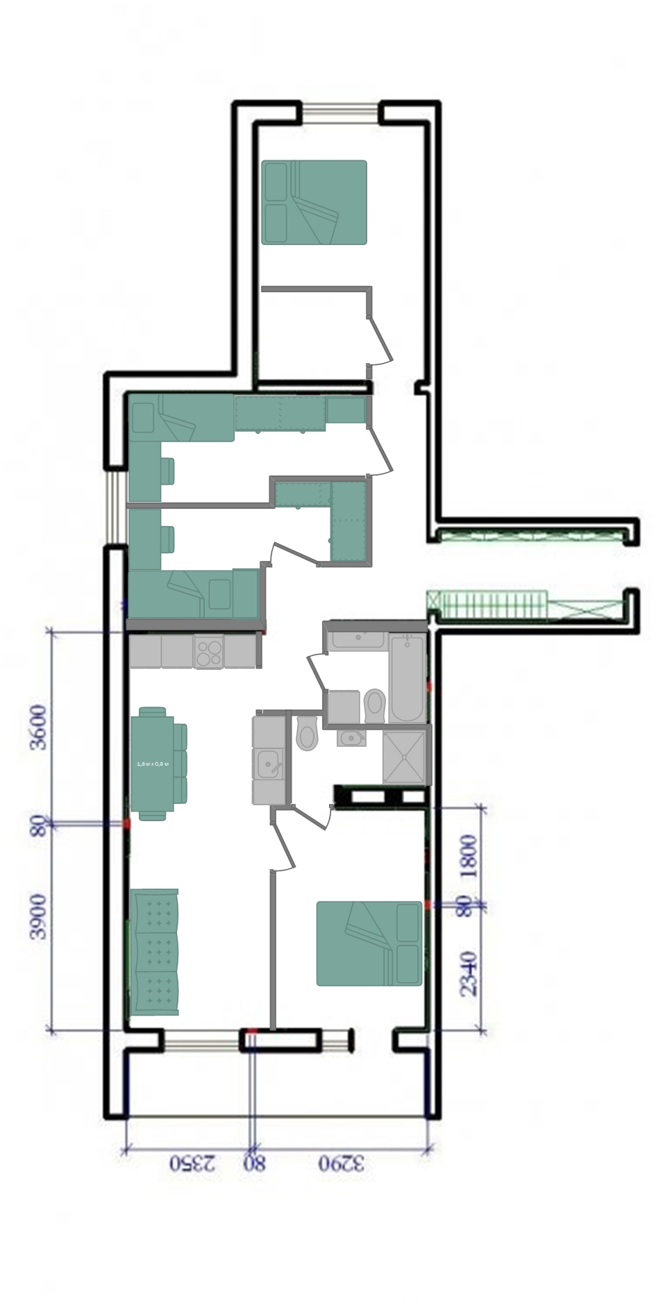 Планировка дореволюционных квартир на Васильевском острове