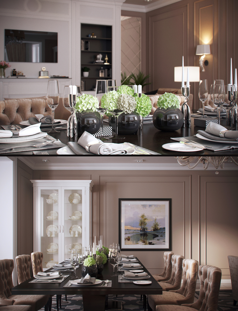 Белая кухня Неоклассика Slotex 2340