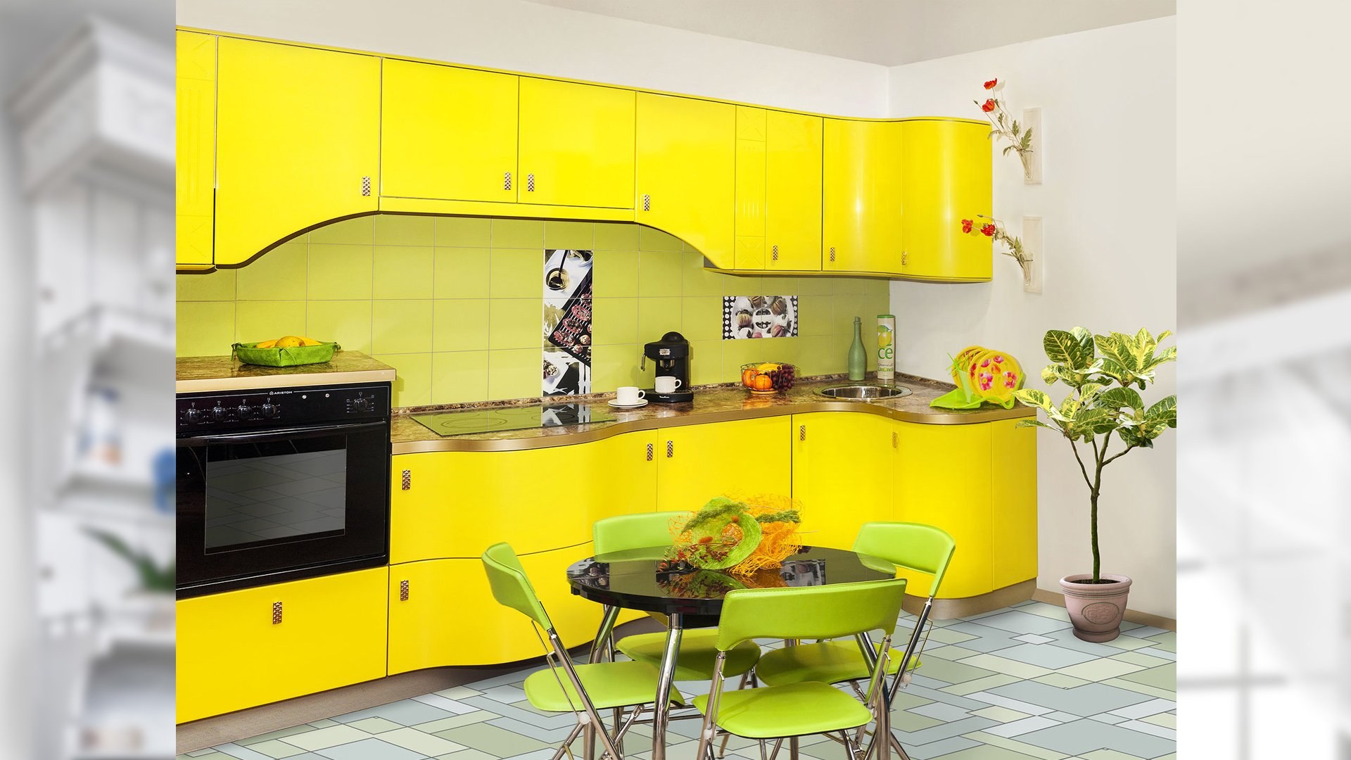 Купить желтую кухню. Желтый кухонный гарнитур. Кухня в желтом цвете. Кухонный гарнитур желтого цвета. Кухня в желто зеленых тонах.