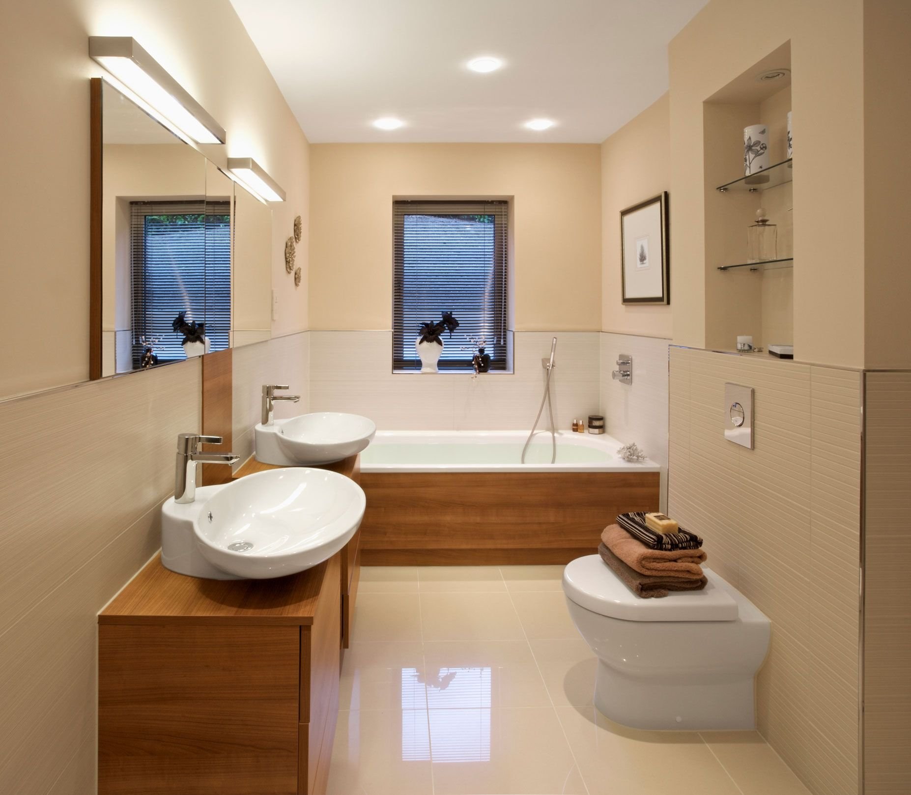 проект ванной комнаты с туалетом 6м2 в частном доме