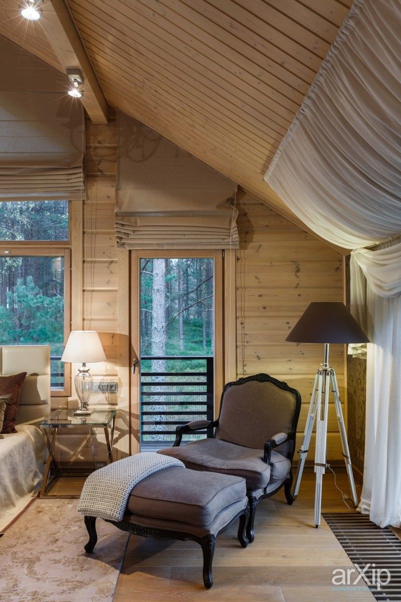 Деревянный дом в современном стиле интерьер