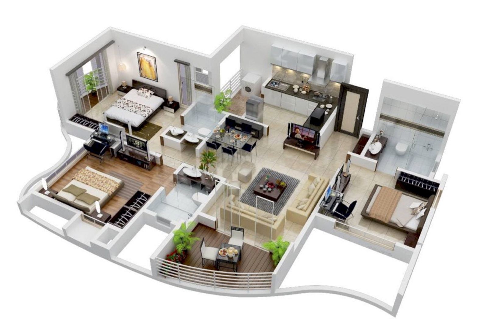 Floorplan 3d участок