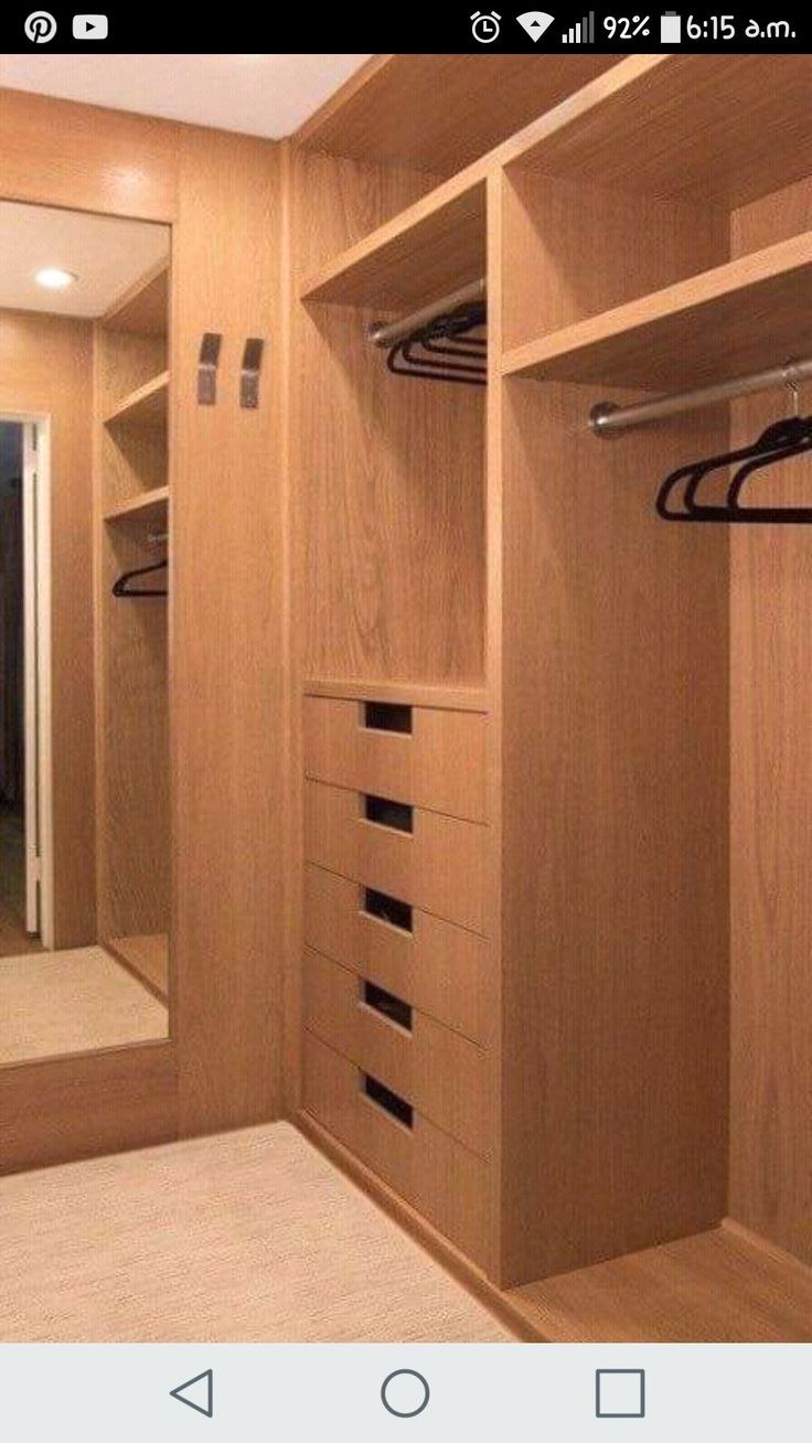 Маленькие гардеробные