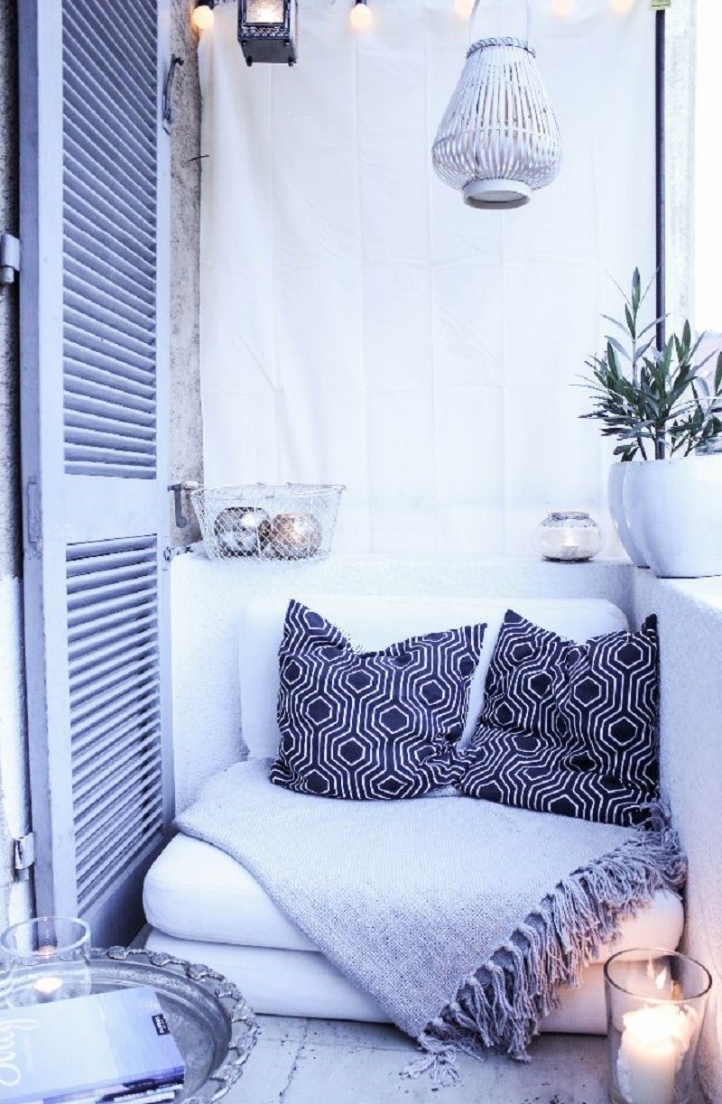 Интерьер балкона