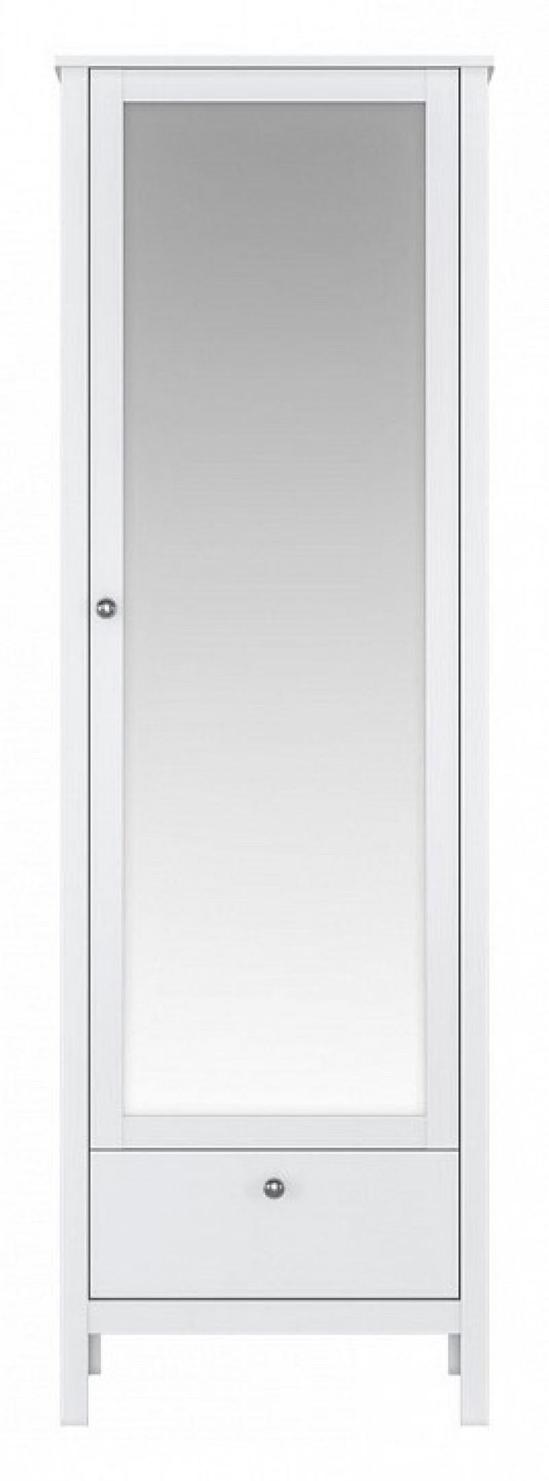 Шкаф с зеркалом szf1w1s/60 (Хельга - Helga (белый))