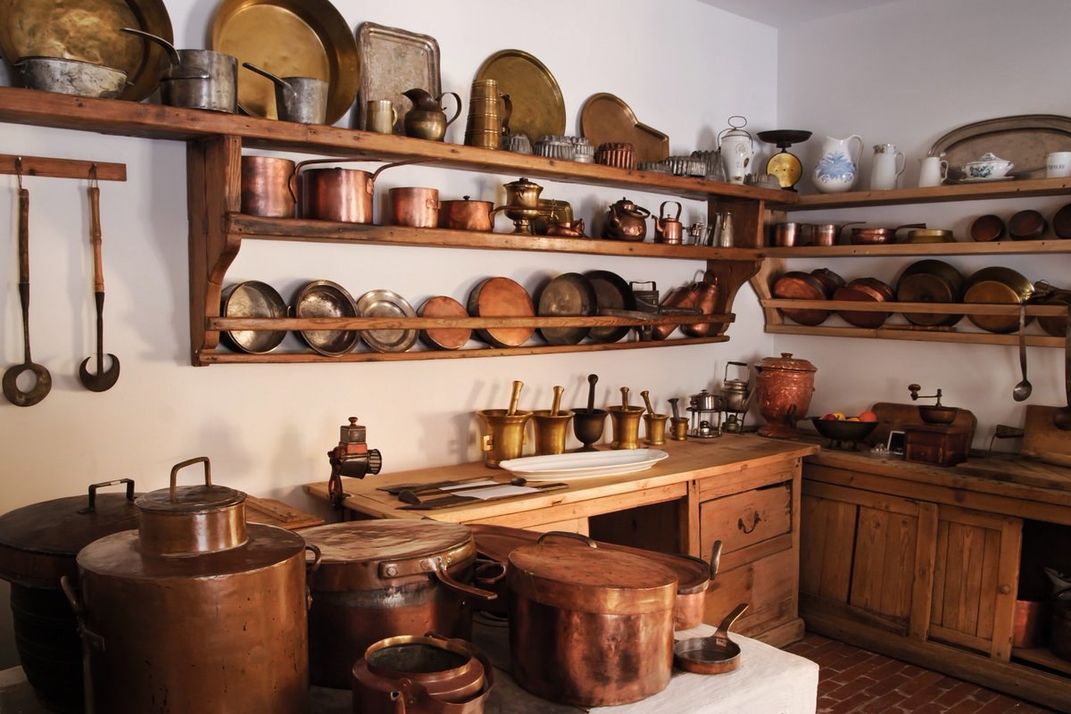 Быт крупнейший. Мураново музей кухня. Старинная кухня. Старинная кухонная утварь. Старинная посуда и кухонные предметы.
