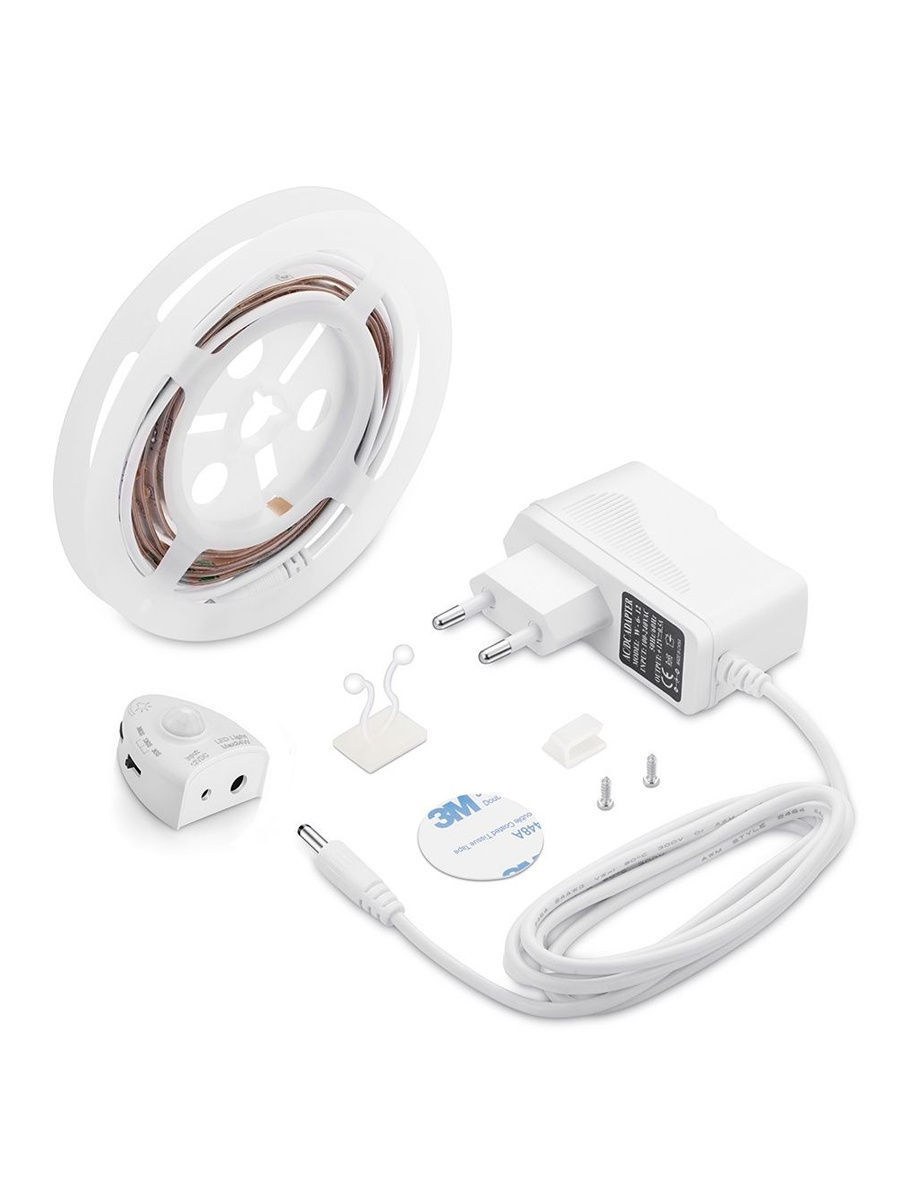 Светодиодная лента под кроватью с датчиком движения