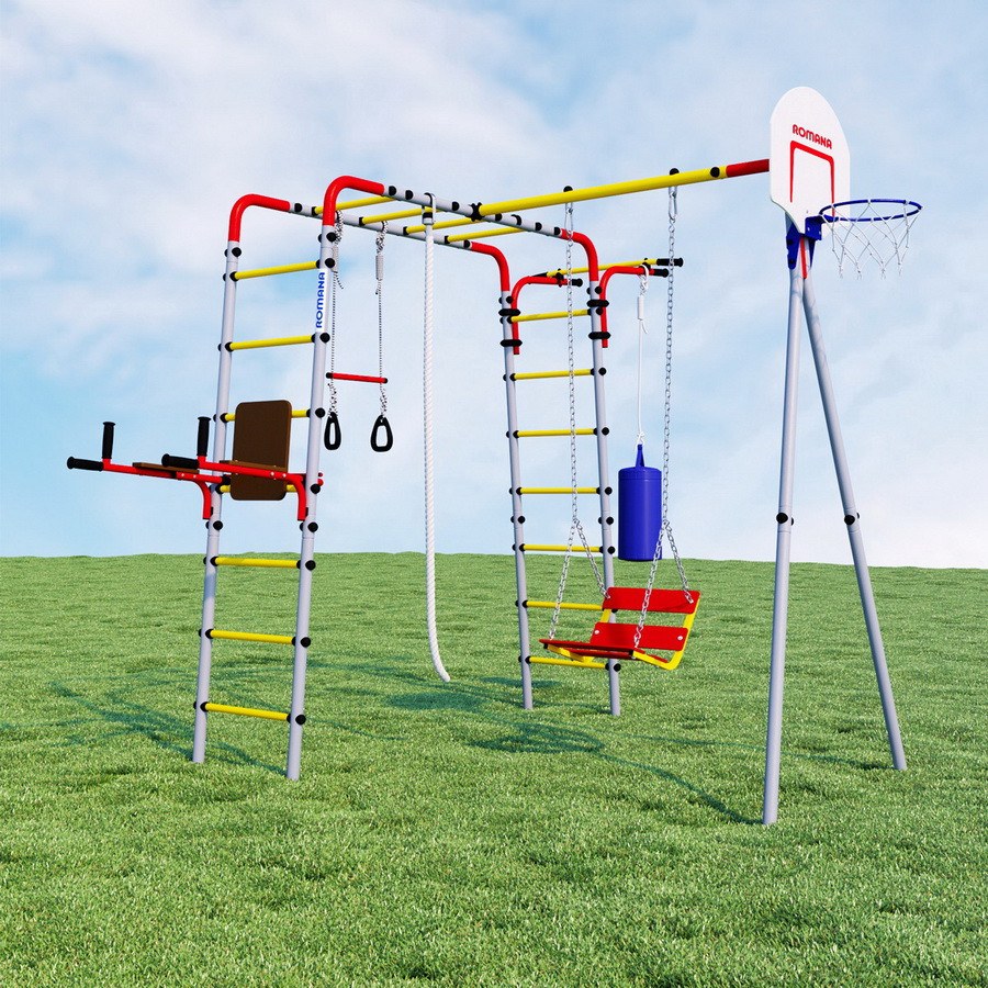 Дачный комплекс "Fitness" + гнездо качели romana r 103.20.04