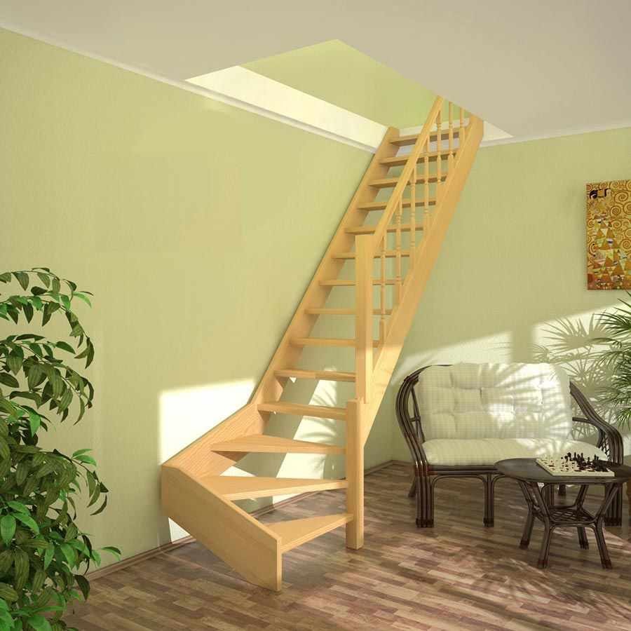 Лестница Нормандия ЛМПО-14 левозаходная