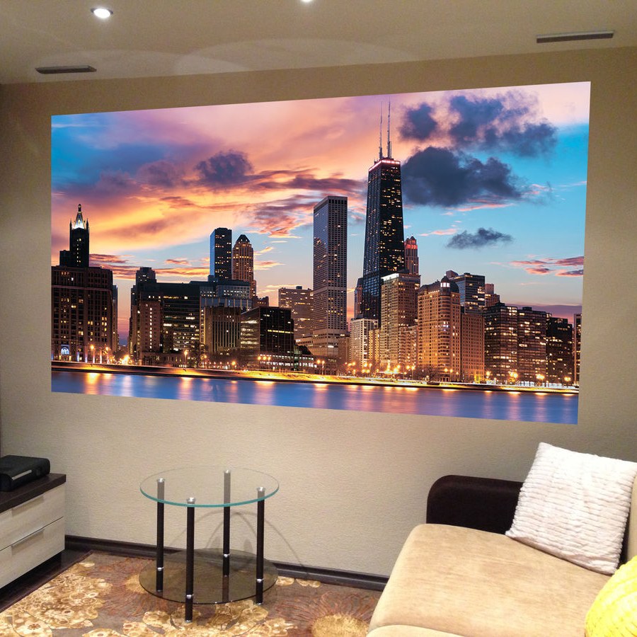 Интерьер с фото обоеми