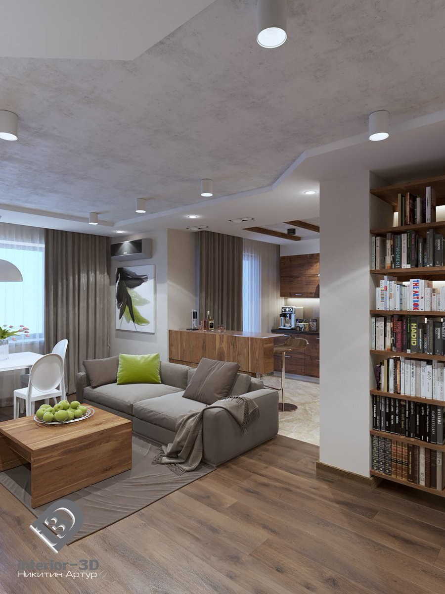 Студия свободной планировки