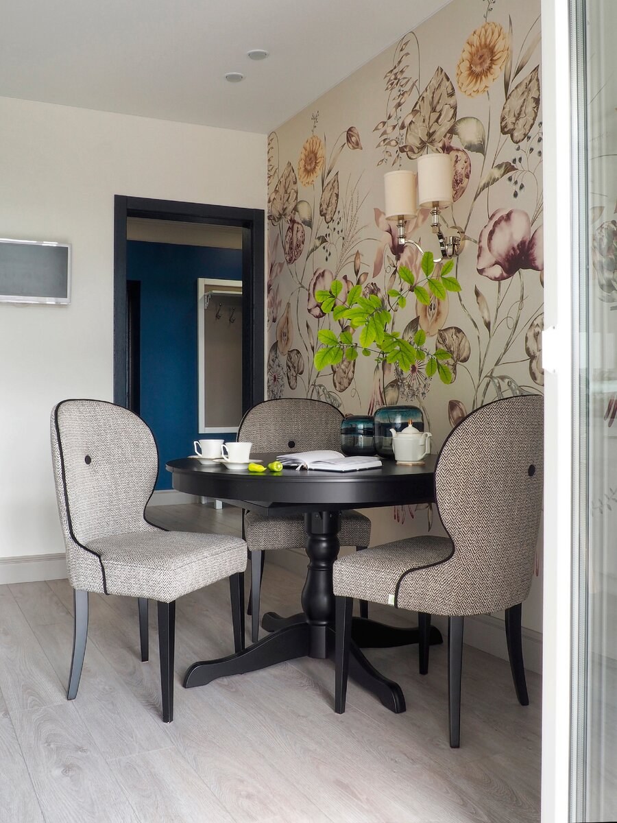 Декор стен на кухне в скандинавском стиле