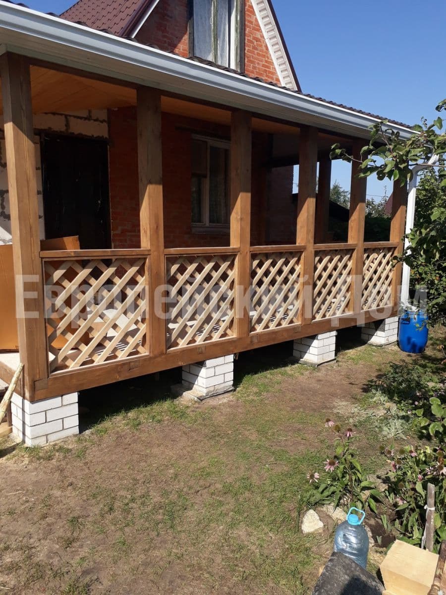 Открытые веранды пристроенные к бане