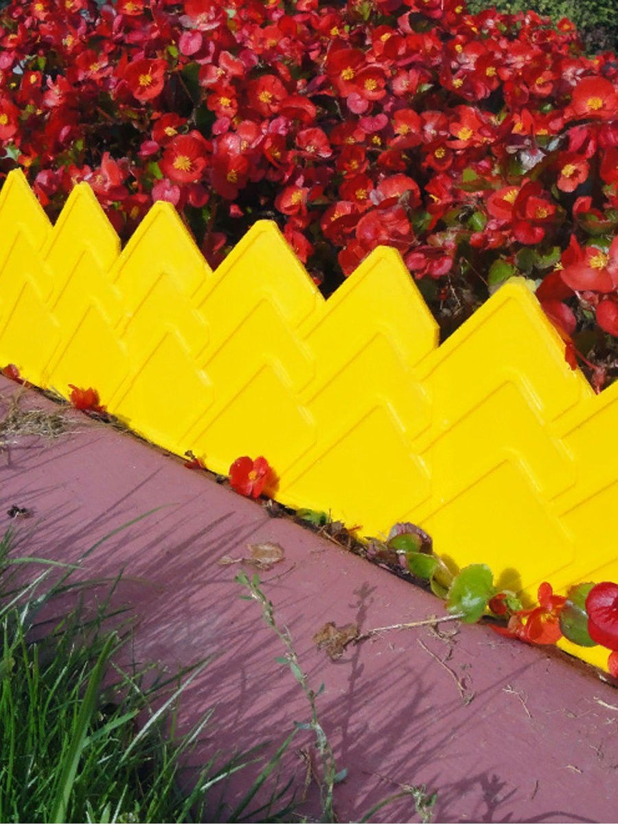 Декоративный бордюр «Лабиринт» (0,08 × 3 м, серый)