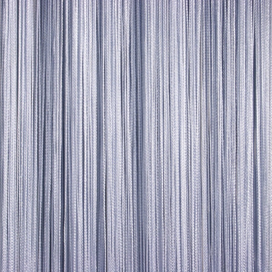 Нитяные шторы ПТК кисея однотонная стеклярус 280 см на кулиске