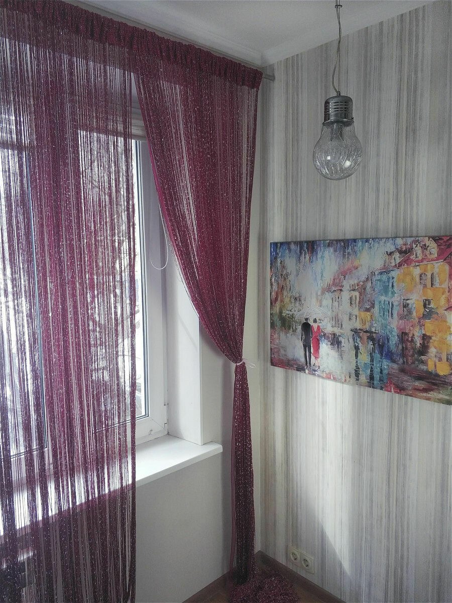 Тюль ниточками