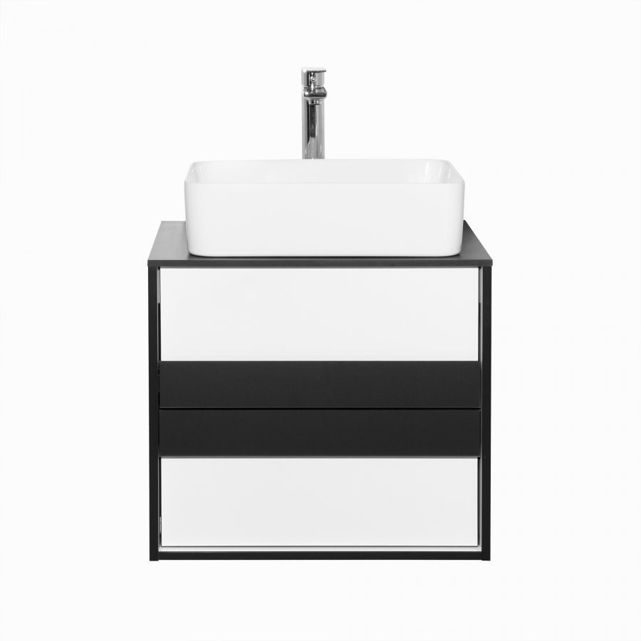 Тумба под раковину Style line Амстердам 80 белый матовый