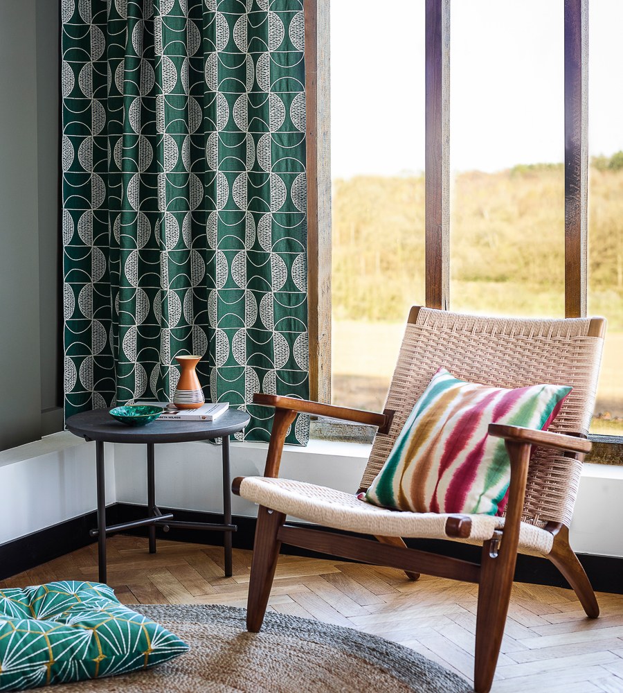 Шторы в стиле Сканди