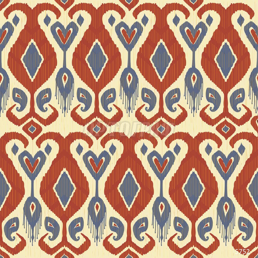 Восточный узор икат