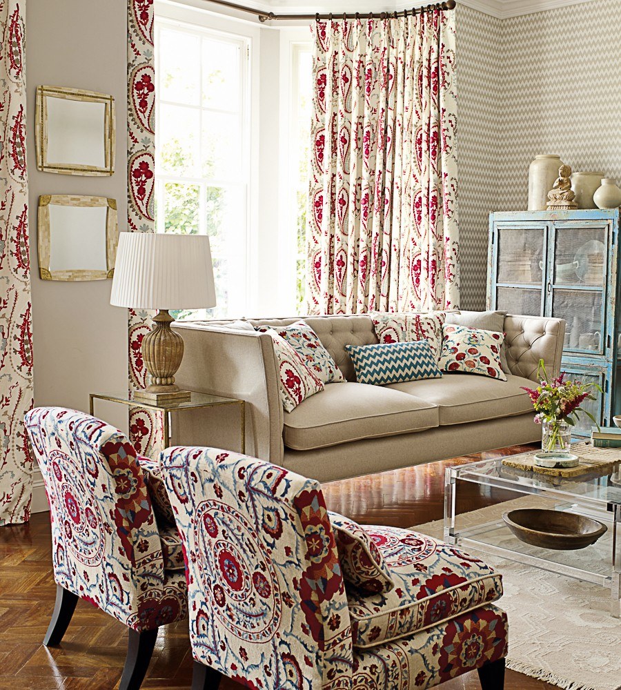 Шторы Sanderson в интерьере