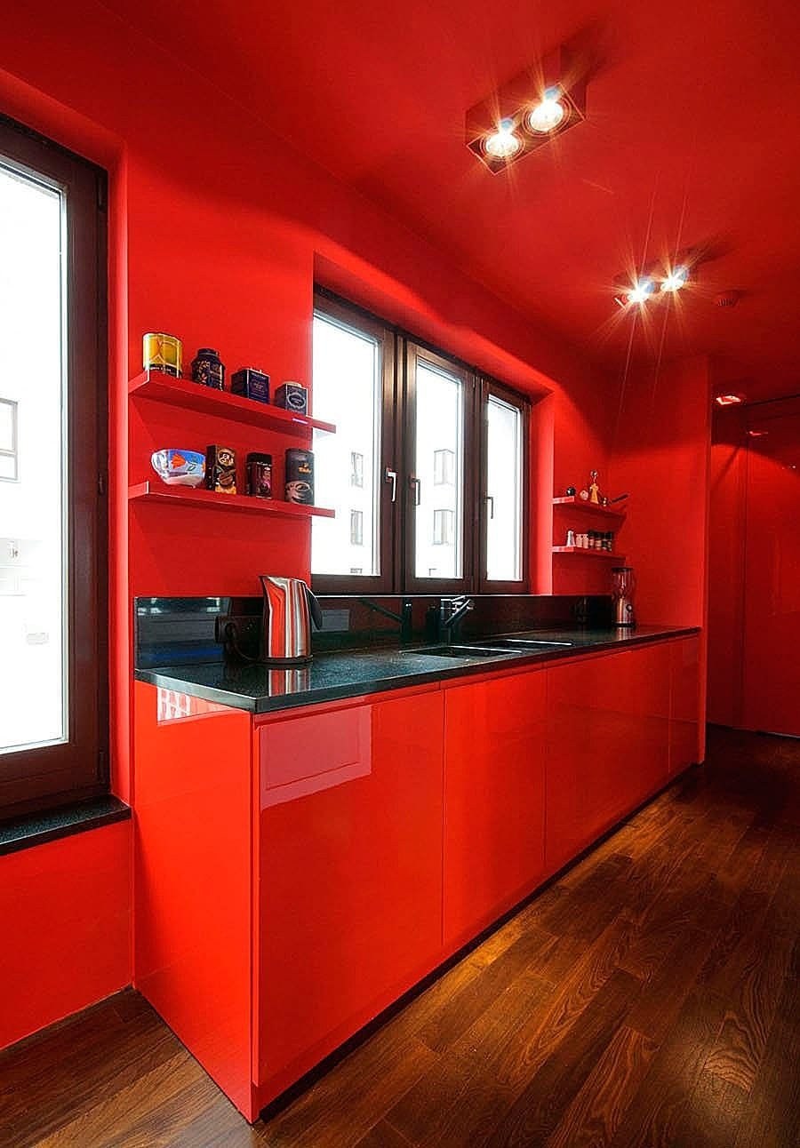 Кухня в Красном стиле