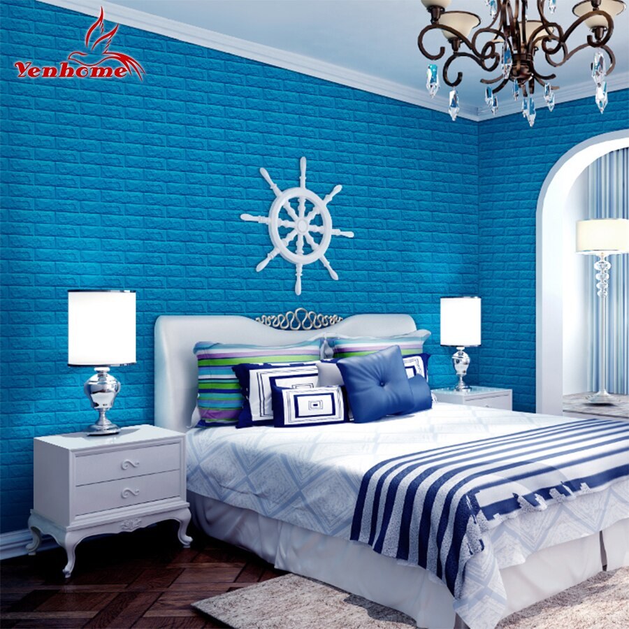 Спальня в синем цвете