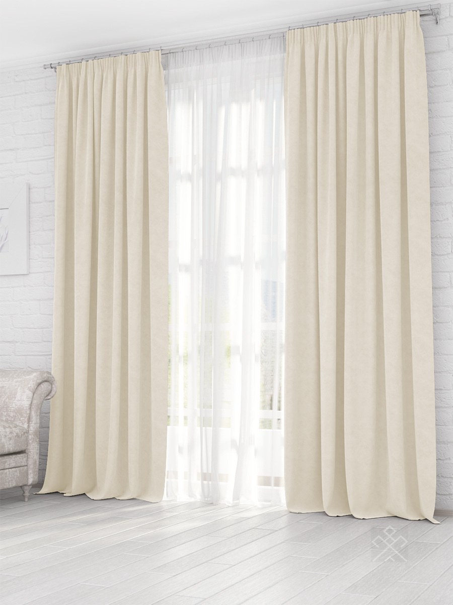 Шторы комплект Елизавета бархат 200 295 2 шт Параскева