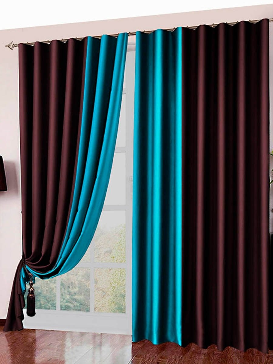 Шторы блэкаут Амалия бирюза