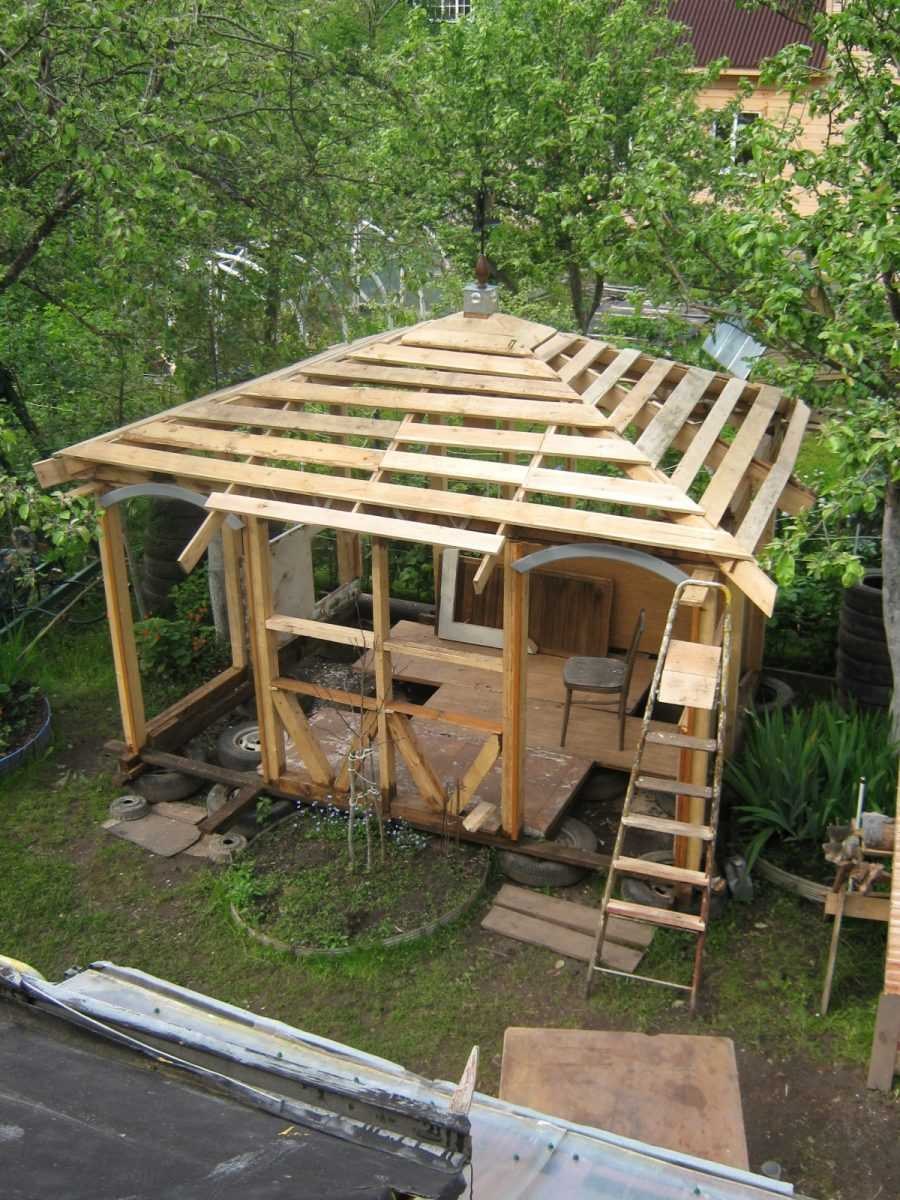 Беседка своими руками