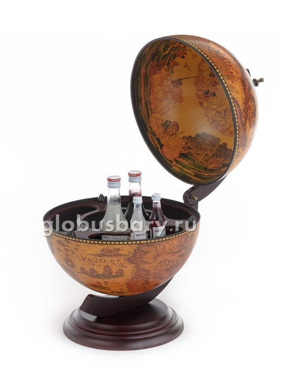 Глобус-бар настольный Jufeng jg33002wb d=33