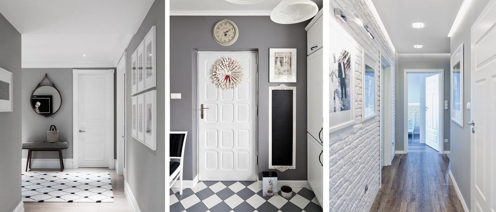 белый коридор в квартире дизайн