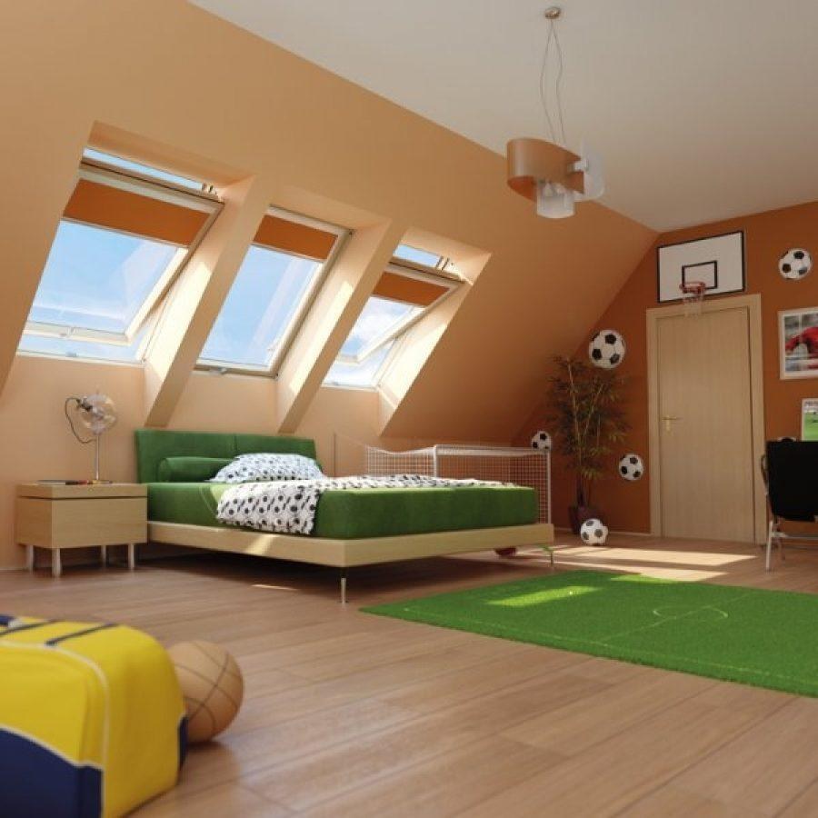 Мебель в комнату с мансардой