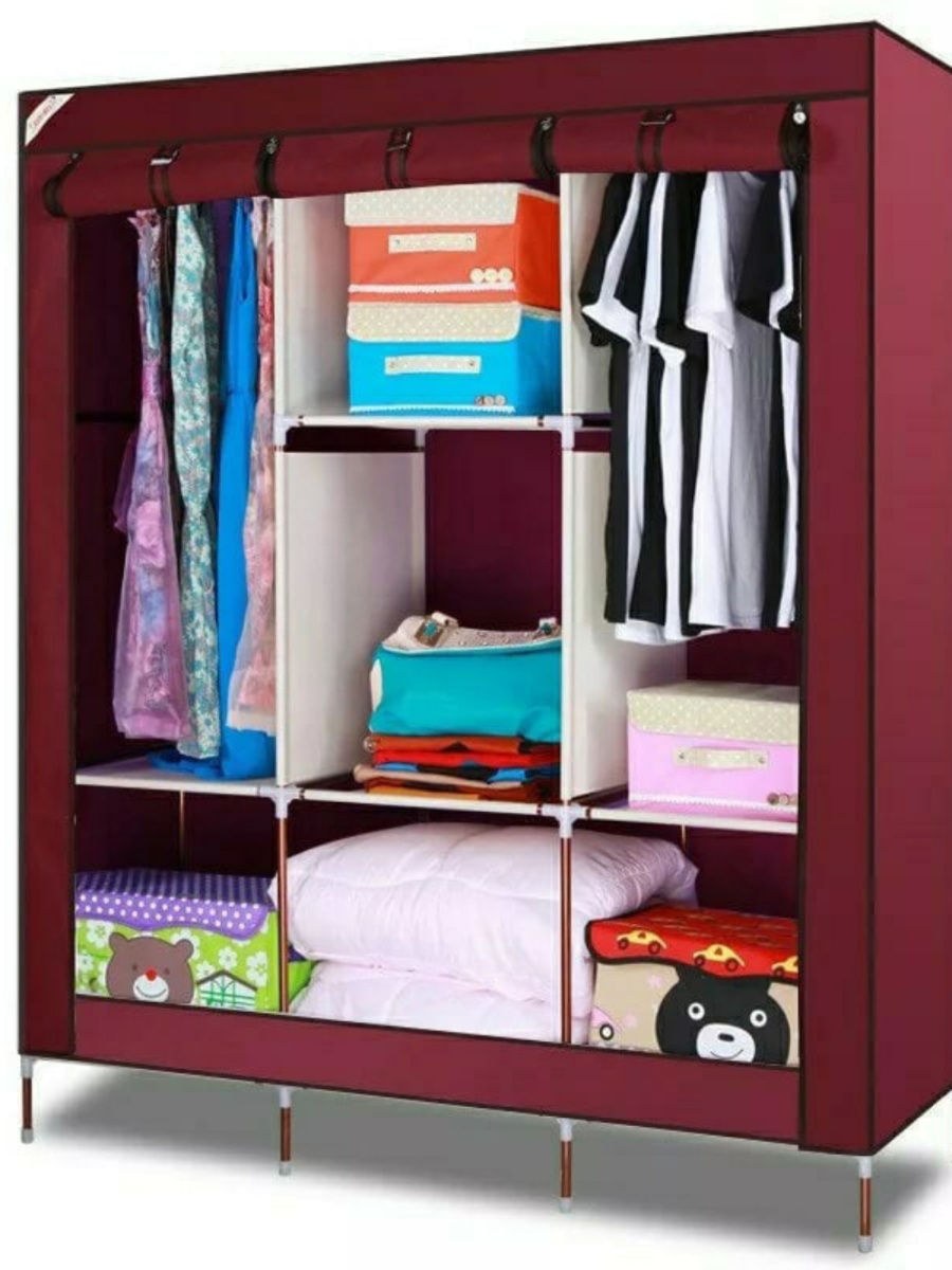 Складной каркасный тканевый шкаф Storage Wardrobe 88130