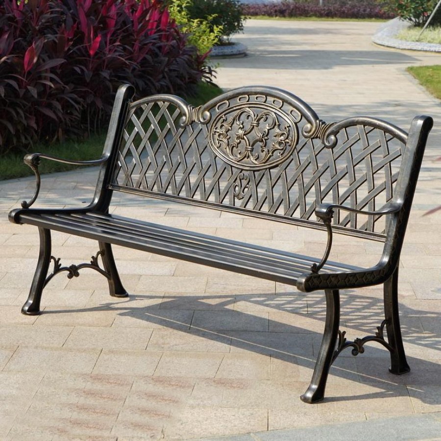 Кованый мостик для сада