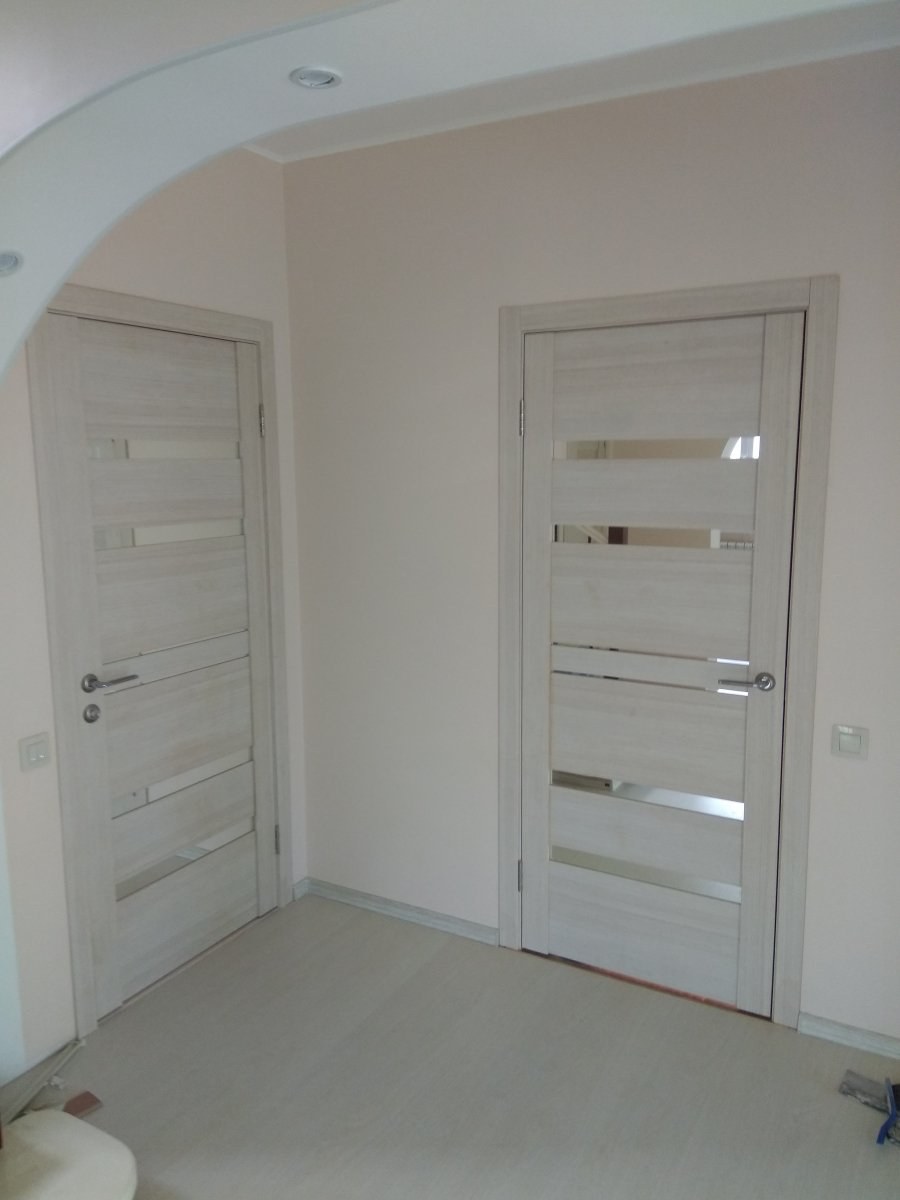 Порта-30 Bianco Veralinga/Mirox Grey