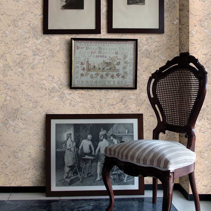 Пробковая стена в интерьере