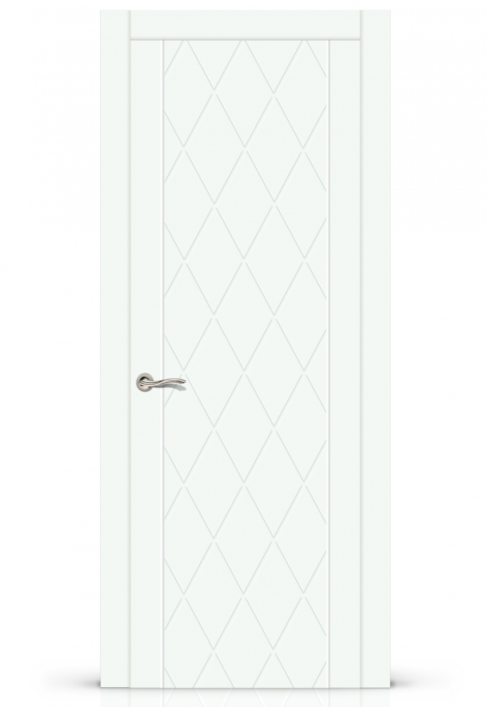 Белый керамогранит в прихожей