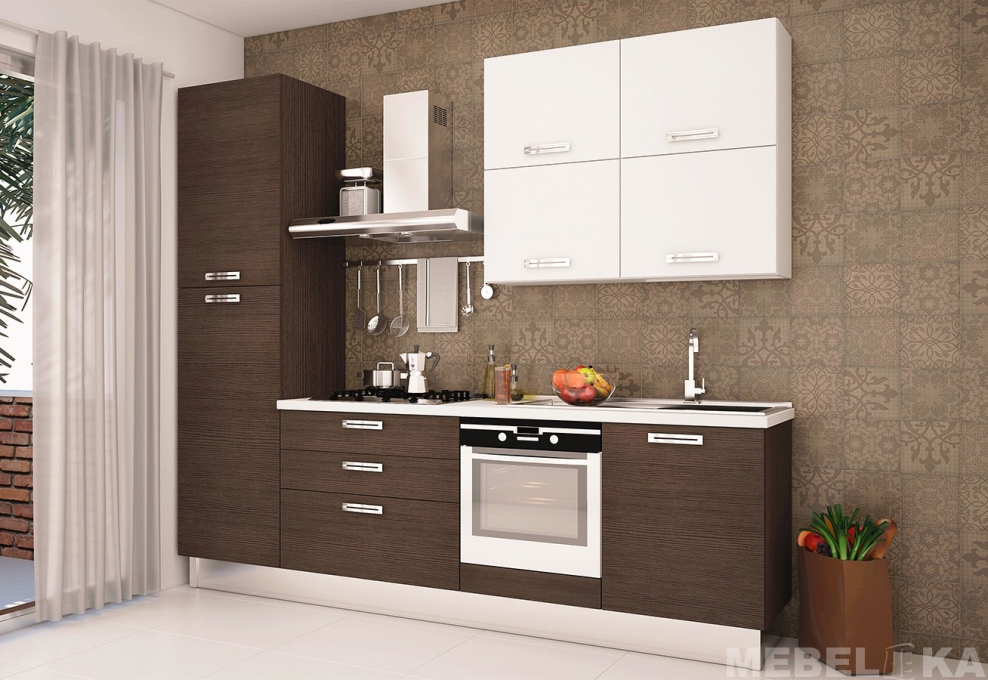Кухонные гарнитуры маленькие прямые