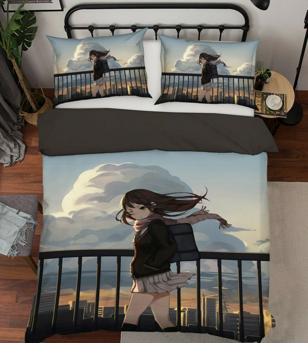 Расправленная кровать вид сверху