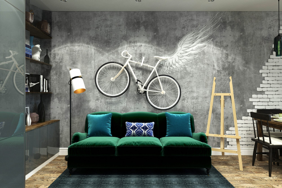 Фотообои в стиле лофт