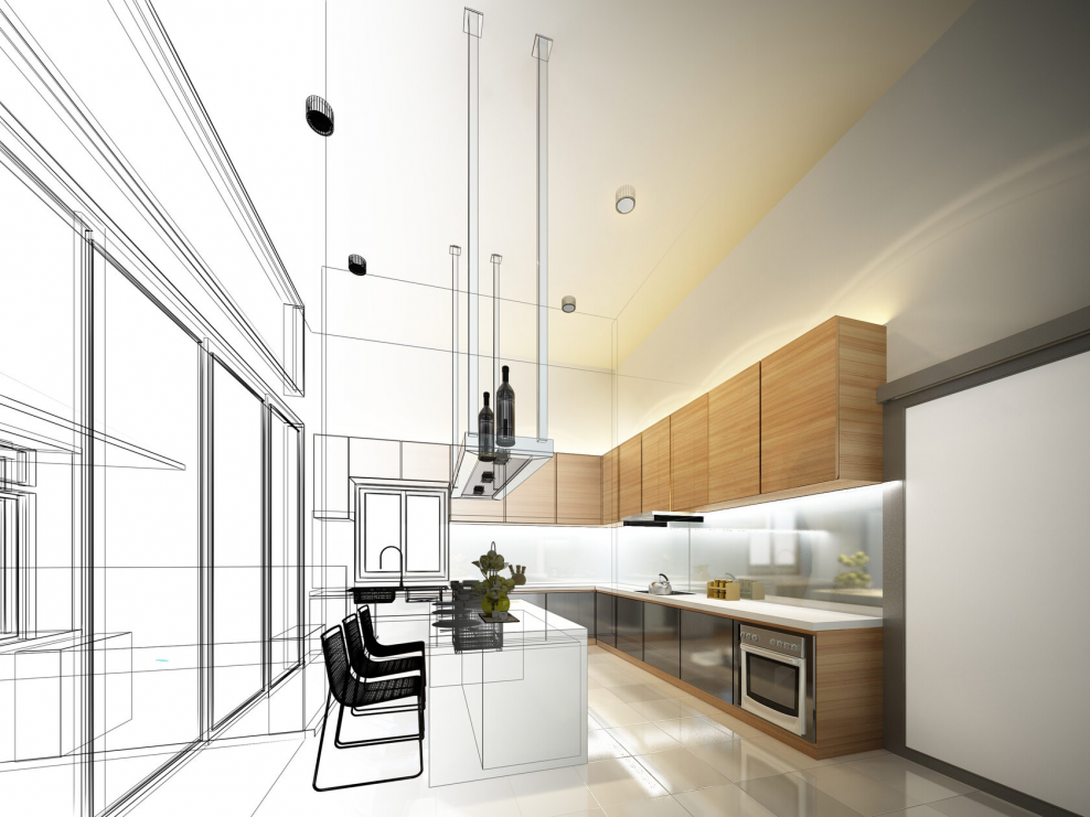 Уютная кухня Минимализм