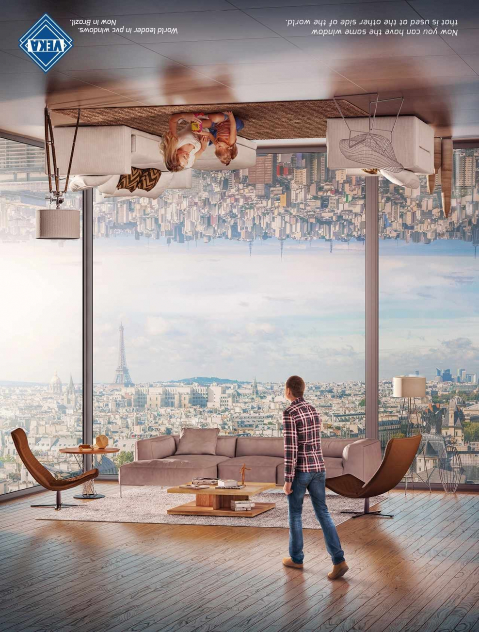 Необычная реклама окон