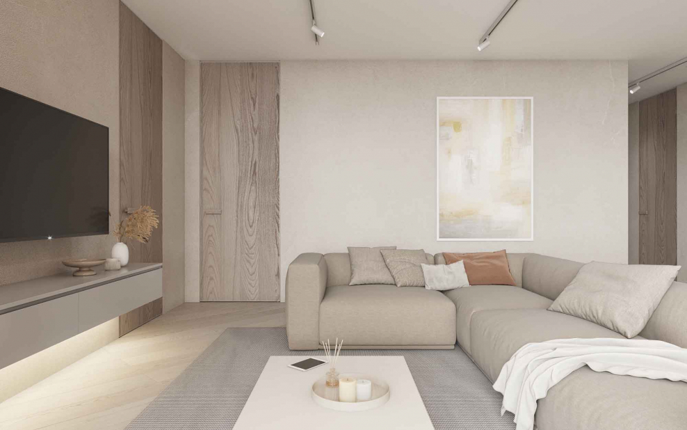 Обои в коридор под светлые двери современные