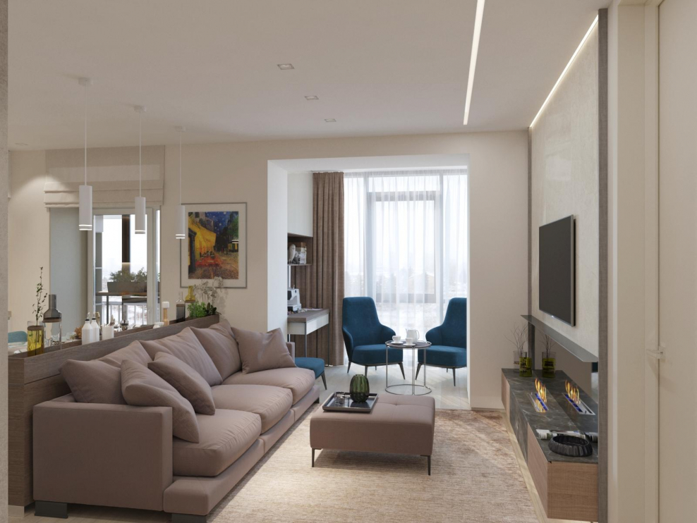 Интерьеры квартир Скандис