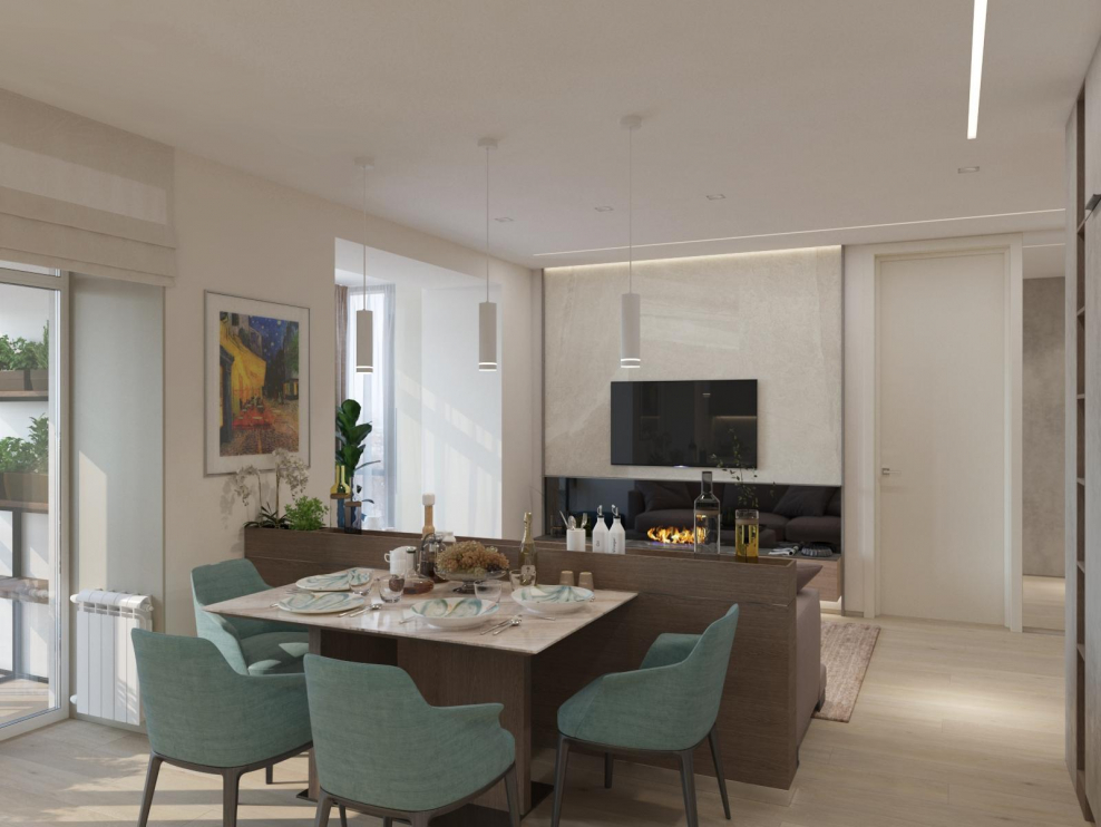 Интерьеры квартир Скандис