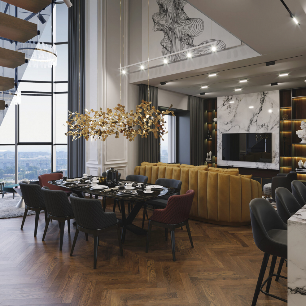 Интерьеры квартир Скандис