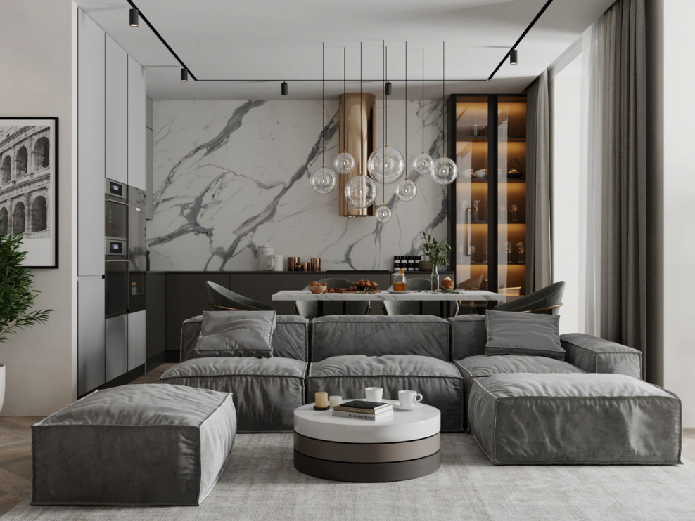 Интерьеры квартир Скандис